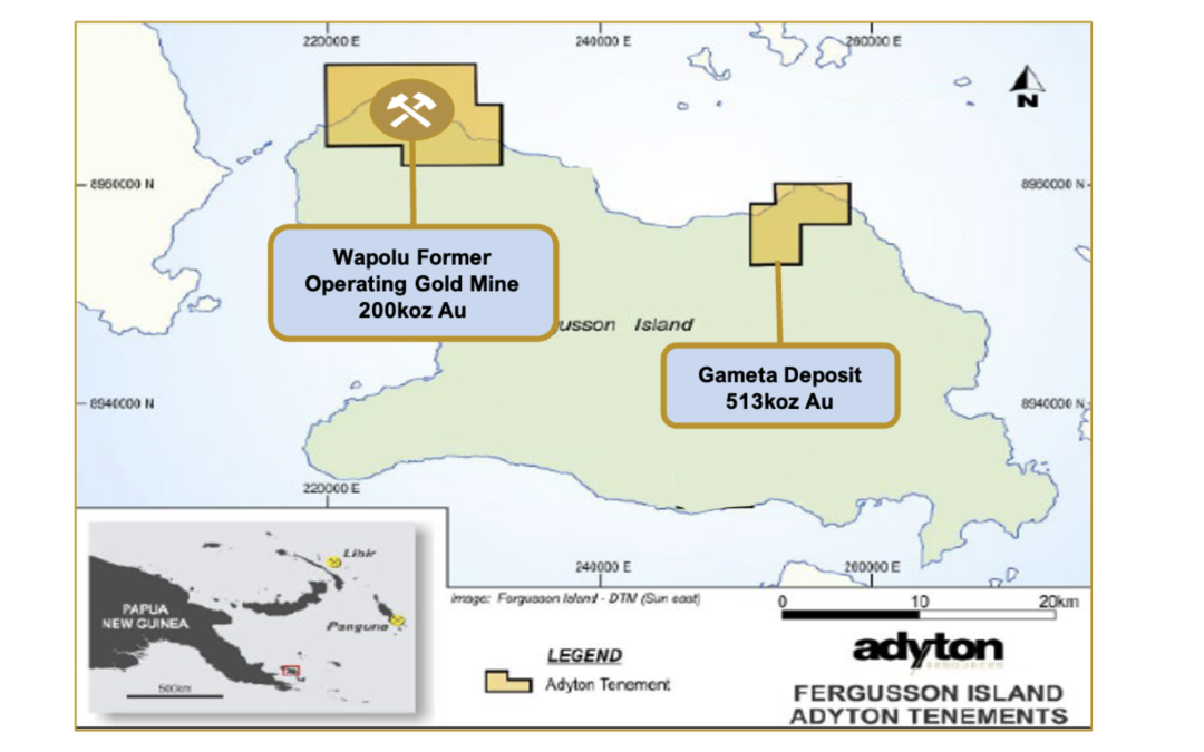 Adyton Reports First Drill Intercepts Of Up To 36 Grams Per Tonne Gold From Its Wapolu Drill Campaign